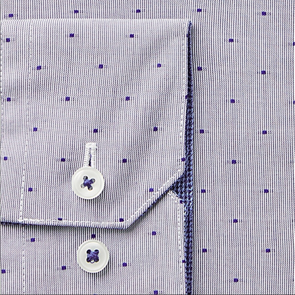 Ryan Seacrest blue dress shirt - formal- NWT - Picture 3 of 7